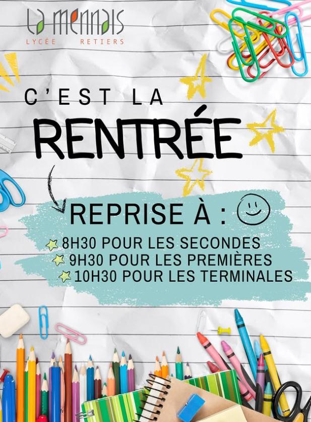 C’est la rentrée !